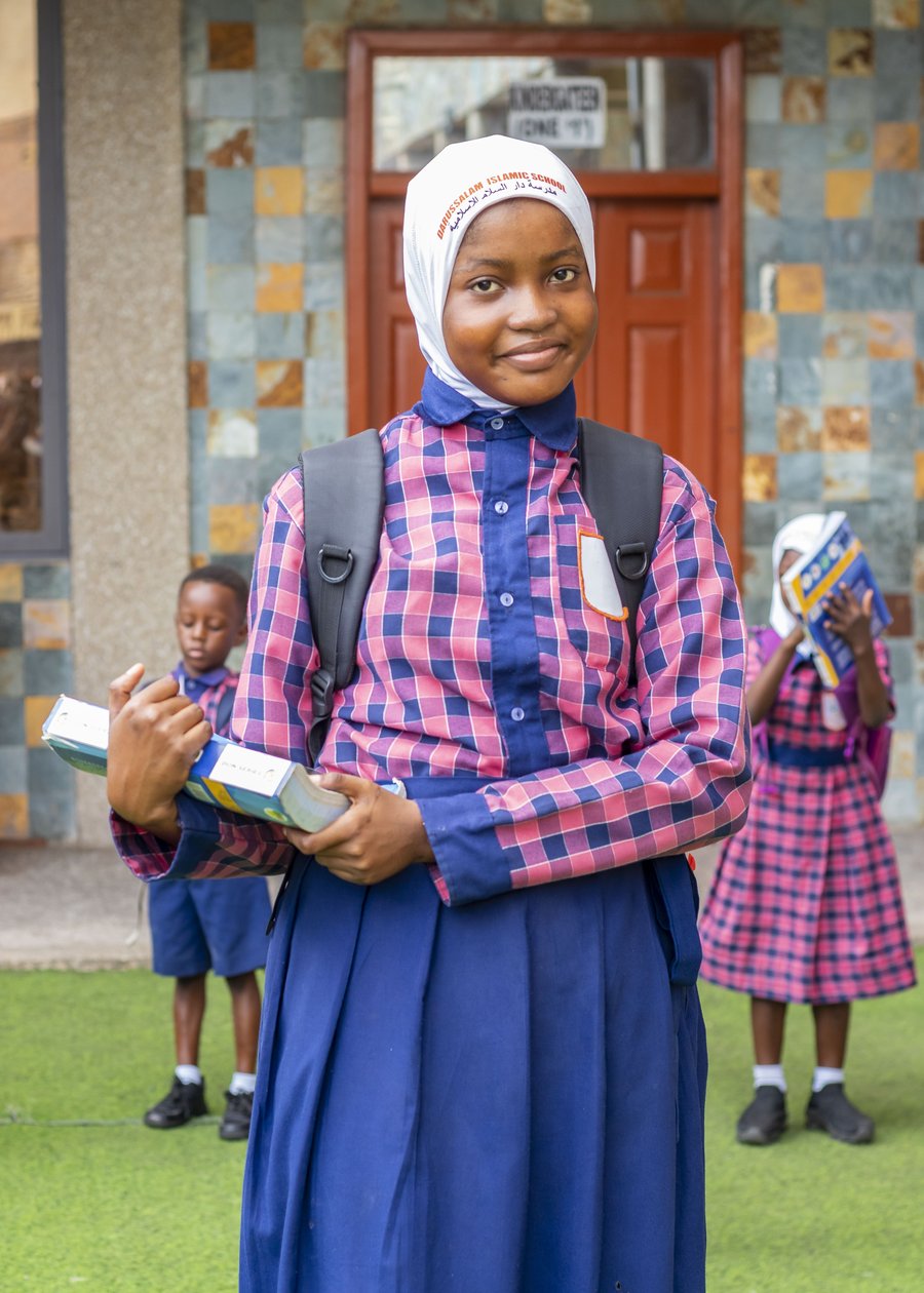 Junior High pupils at Darussalam Islamic School