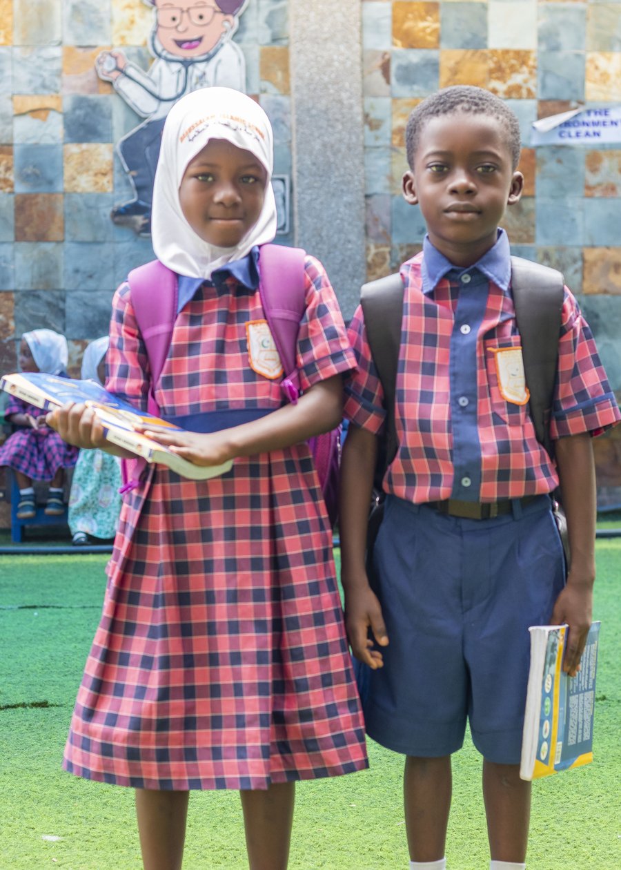 Primary pupils at Darussalam Islamic School